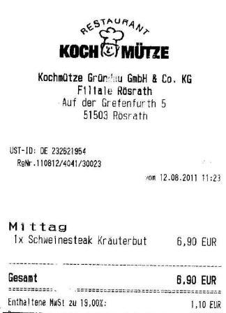 pmdt Hffner Kochmtze Restaurant